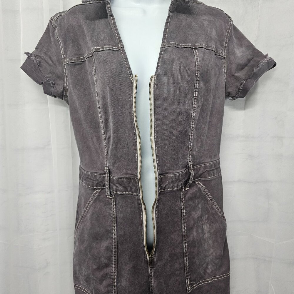 Universal Thread Lavender Jumpsuit Distressed Gru… - image 8